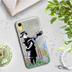 ETUI NA TELEFON IPHONE 7 PLUS A1661 BANKSY WZÓR BK162