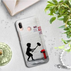 ETUI NA TELEFON HUAWEI P20 EML-L09 BANKSY WZÓR BK178