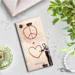 ETUI NA TELEFON SONY XPERIA XA2 H3113 BANKSY WZÓR BK146