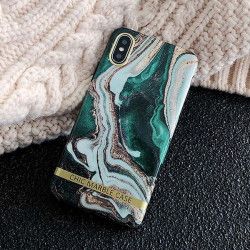 ETUI CHIC MARBLE MARMUR IPHONE 7 4.7" ZIELONY