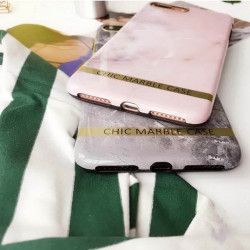 ETUI CHIC MARBLE MARMUR IPHONE X/XS BIAŁY