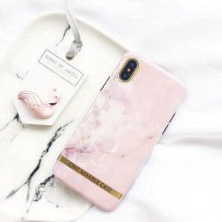 ETUI CHIC MARBLE MARMUR IPHONE X/XS RÓŻOWY