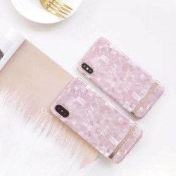 ETUI CHIC MARBLE MARMUR IPHONE X/XS RÓŻOWY wzór1