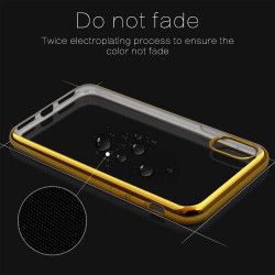 ETUI GUMA HYBRID IPHONE X/XS ZŁOTY
