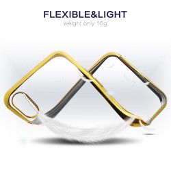 ETUI GUMA HYBRID IPHONE X/XS ZŁOTY