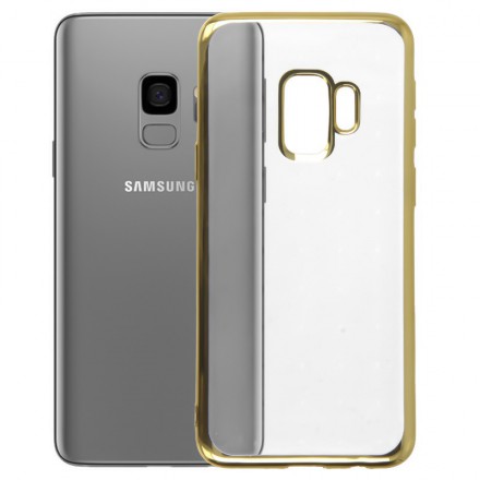 ETUI GUMA HYBRID SAMSUNG GALAXY S9 ZŁOTY