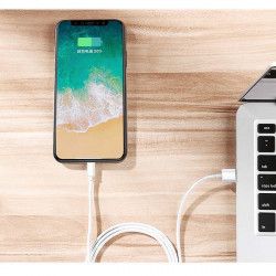 KABEL USB iPHONE 5G [szybkie ładowanie] BIAŁY