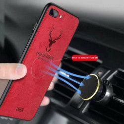 ETUI DEER SAMSUNG S9 CZERWONY