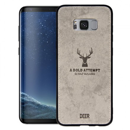 ETUI DEER SAMSUNG S8 SZARY