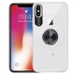 ETUI 3w1 RING 360 IPHONE X XS TRANSPARENTNY