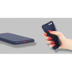 ETUI SMOOTH CARBON NA TELEFON APPLE IPHONE 6 / 6S CZERWONY