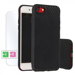 ETUI SMOOTH CARBON NA TELEFON APPLE iPhone XS Max CZARNY