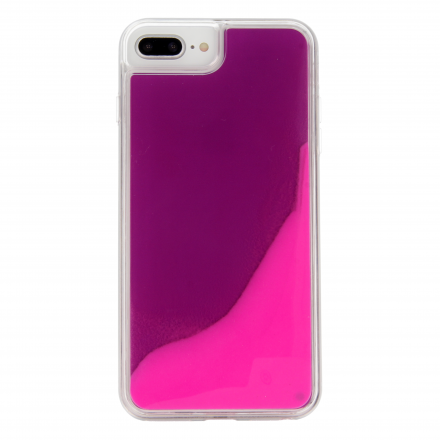 ETUI LIQUID NEON NA TELEFON IPHONE 7 PLUS / 8 PLUS RÓŻÓWY