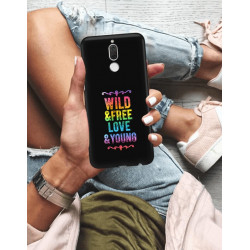 ETUI NA TELEFON HUAWEI MATE 10 LITE NEON MIENIĄCE SIĘ ZLR111