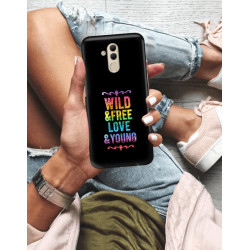 ETUI NA TELEFON HUAWEI MATE 20 LITE NEON MIENIĄCE SIĘ ZLR111