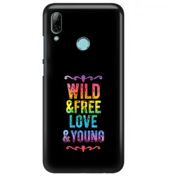 ETUI NA TELEFON HUAWEI P SMART 2019 NEON MIENIĄCE SIĘ ZLR111