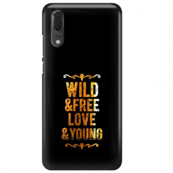 ETUI NA TELEFON HUAWEI P20 NEON MIENIĄCE SIĘ ZLC111