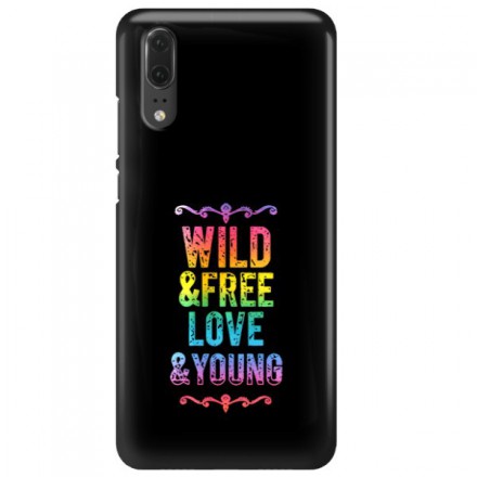 ETUI NA TELEFON HUAWEI P20 NEON MIENIĄCE SIĘ ZLR111