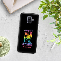 ETUI NA TELEFON SAMSUNG GALAXY A6 2018 NEON MIENIĄCE SIĘ ZLR111