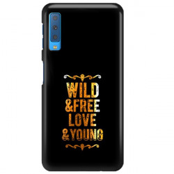 ETUI NA TELEFON SAMSUNG GALAXY A7 2018 NEON MIENIĄCE SIĘ ZLC111