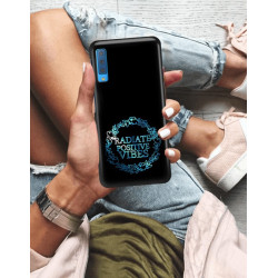 ETUI NA TELEFON SAMSUNG GALAXY A7 2018 NEON MIENIĄCE SIĘ ZLJ160