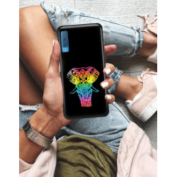 ETUI NA TELEFON SAMSUNG GALAXY A7 2018 NEON MIENIĄCE SIĘ ZLR112
