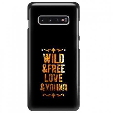 ETUI NA TELEFON SAMSUNG GALAXY S10 PLUS NEON MIENIĄCE SIĘ ZLC111