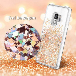 ETUI LIQUID SPARKLE NA TELEFON HUAWEI MATE 10 LITE ZŁOTY