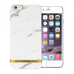 ETUI CHIC MARBLE MARMUR NA TELEFON IPHONE 6 PLUS / 6S PLUS BIAŁY