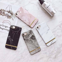 ETUI CHIC MARBLE MARMUR NA TELEFON IPHONE 6 PLUS / 6S PLUS BIAŁY