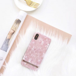 ETUI CHIC MARBLE MARMUR NA TELEFON IPHONE 11 PRO MAX RÓŻOWY WZ1