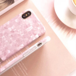 ETUI CHIC MARBLE MARMUR NA TELEFON IPHONE 11 PRO MAX RÓŻOWY WZ1