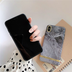 ETUI CHIC MARBLE MARMUR NA TELEFON IPHONE 6 / 6S  SZARY