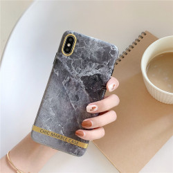 ETUI CHIC MARBLE MARMUR NA TELEFON IPHONE 6 PLUS / 6S PLUS SZARY