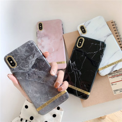 ETUI CHIC MARBLE MARMUR NA TELEFON IPHONE 6 PLUS / 6S PLUS SZARY