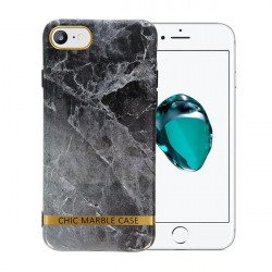 ETUI CHIC MARBLE MARMUR NA TELEFON IPHONE 7 / 8 SZARY