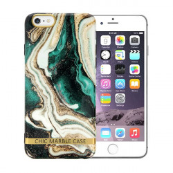 ETUI CHIC MARBLE MARMUR NA TELEFON IPHONE 6 PLUS / 6S PLUS ZIELONY