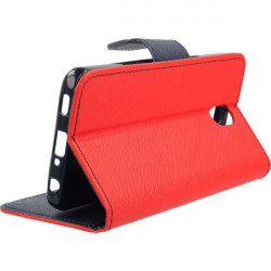ETUI BOOK FANCY NA TELEFON LG K30 2019 CZERWONO-GRANATOWY