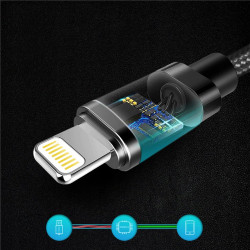 KABEL USB ROCK IPHONE 5G CZARNY