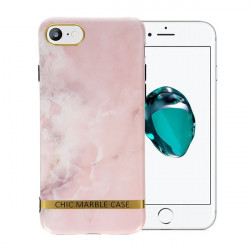 ETUI CHIC MARBLE MARMUR NA TELEFON IPHONE 7 4.7" RÓŻOWY