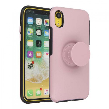 ETUI JOY NA TELEFON  IPHONE XR RÓŻOWY