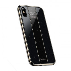 ETUI GLASS NA TELEFON IPHONE X / XS CZARNY