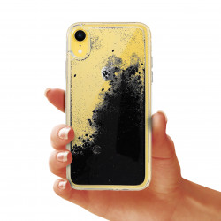 ETUI LIQUID SPARKLE  NA TELEFON IPHONE XR CZARNY