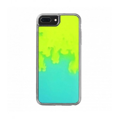 ETUI LIQUID NEON NA TELEFON IPHONE 7 PLUS ZIELONY