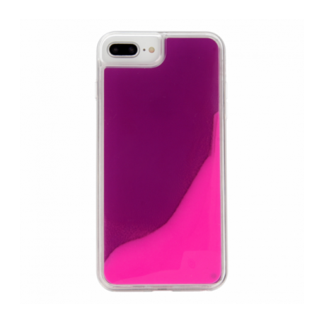 ETUI LIQUID NEON NA TELEFON IPHONE 7 PLUS / 8 PLUS RÓŻÓWY