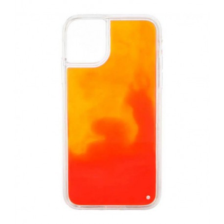 ETUI LIQUID NEON NA TELEFON APPLE IPHONE 11 POMARAŃCZOWY