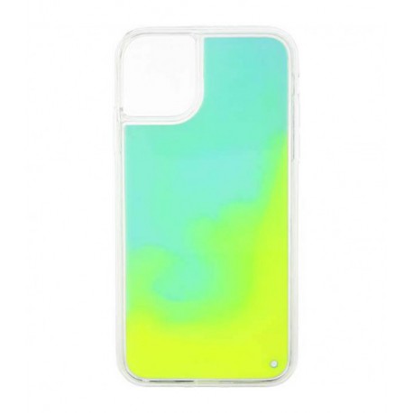 ETUI LIQUID NEON NA TELEFON APPLE IPHONE 11 ZIELONY