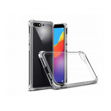 ETUI ANTI-SHOCK NA TELEFON HUAWEI Y6 2018 TRANSPARENTNY