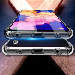 ETUI ANTI-SHOCK NA TELEFON SAMSUNG GALAXY A10 TRANSPARENTNY