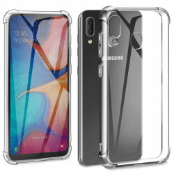 ETUI ANTI-SHOCK NA TELEFON SAMSUNG GALAXY A20E TRANSPARENTNY